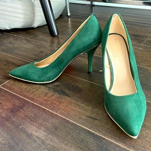 Green Heels Gold Accent Size 6.5 Marc New York